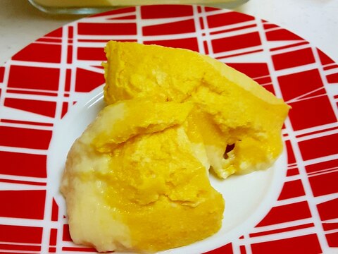 炊飯器で！自然に二層になるカボチャプリン♪